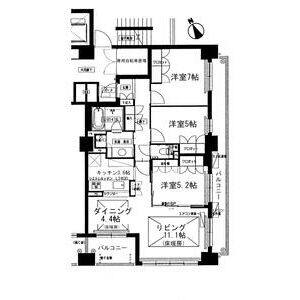 3LDK 間取り図