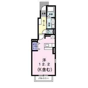 ワンルーム 間取り図