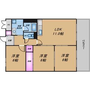 3LDK 間取り図