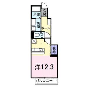 ワンルーム 間取り図