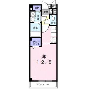 ワンルーム 間取り図