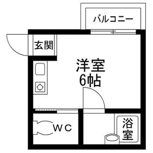 ワンルーム 間取り図