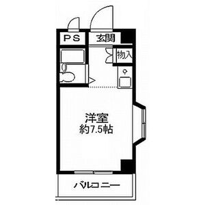 ワンルーム 間取り図