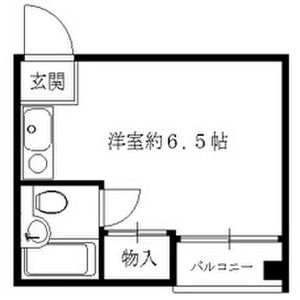 ワンルーム 間取り図