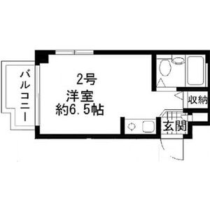 ワンルーム 間取り図