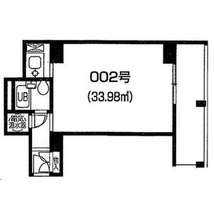 ワンルーム 間取り図