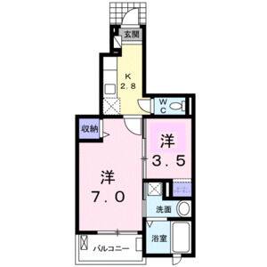 2K 間取り図