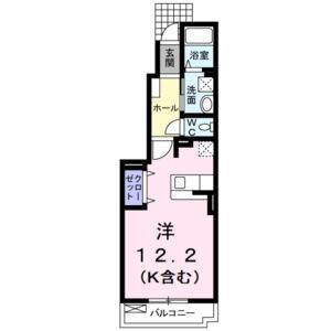 ワンルーム 間取り図
