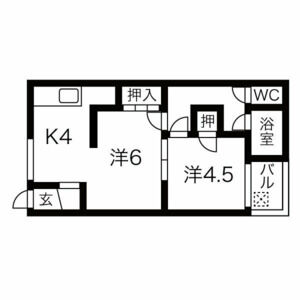 2K 間取り図