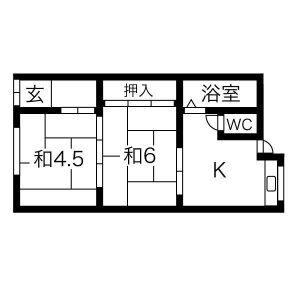 2K 間取り図