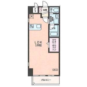 ワンルーム 間取り図