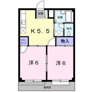 2K 間取り図
