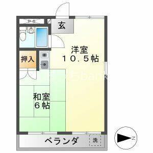 ワンルーム 間取り図