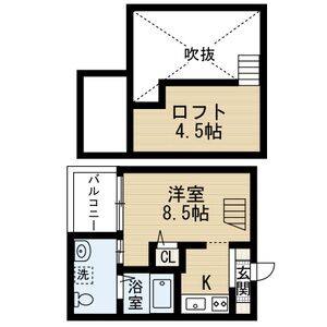 ワンルーム 間取り図