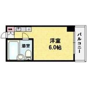 ワンルーム 間取り図