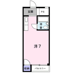 ワンルーム 間取り図