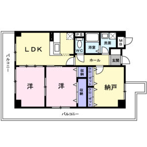 3LDK 間取り図