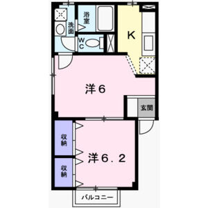 2K 間取り図