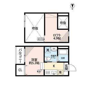 ワンルーム 間取り図