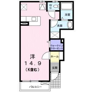 ワンルーム 間取り図