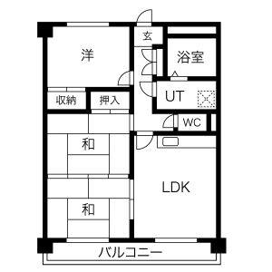 3LDK 間取り図