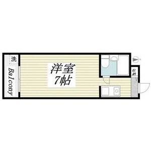 ワンルーム 間取り図