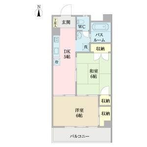 2K 間取り図