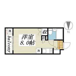ワンルーム 間取り図