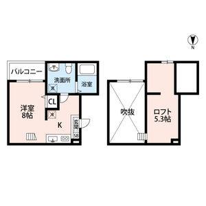 ワンルーム 間取り図