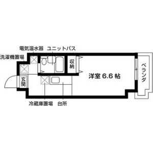 ワンルーム 間取り図