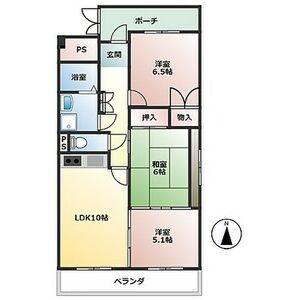3LDK 間取り図