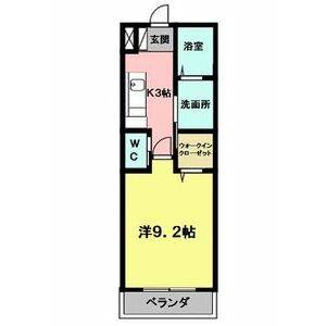 ワンルーム 間取り図