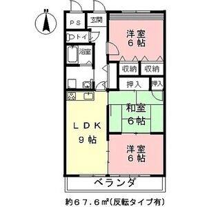3LDK 間取り図