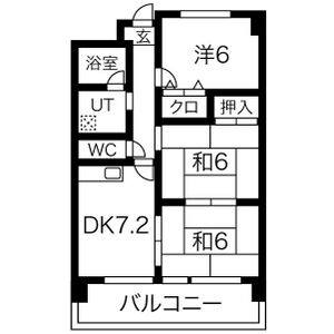 3DK 間取り図