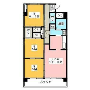 3LDK 間取り図