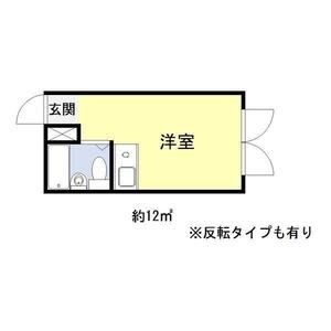 ワンルーム 間取り図