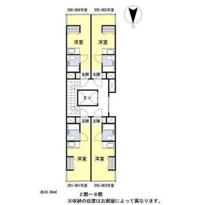 ワンルーム 間取り図