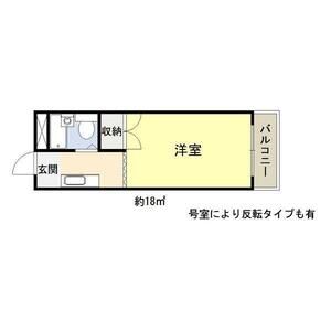 ワンルーム 間取り図