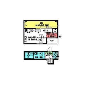 ワンルーム 間取り図