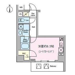 ワンルーム 間取り図