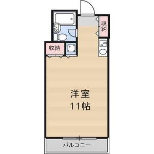 ワンルーム 間取り図