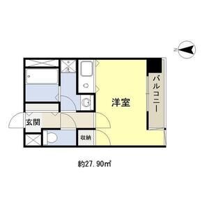 ワンルーム 間取り図