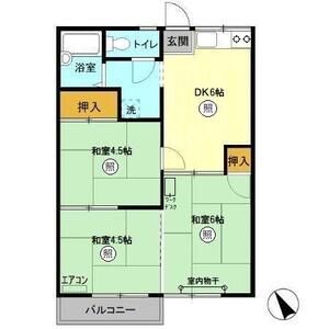 3DK 間取り図