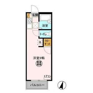 ワンルーム 間取り図