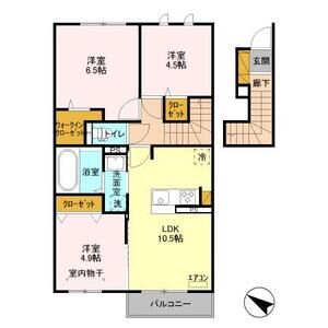 3LDK 間取り図