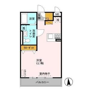 ワンルーム 間取り図