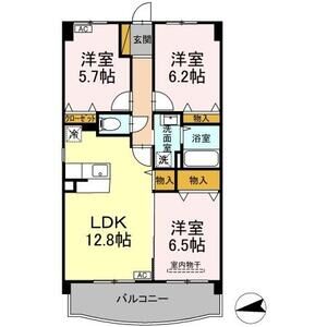 3LDK 間取り図