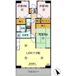 3LDK 間取り図