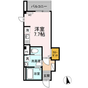 ワンルーム 間取り図
