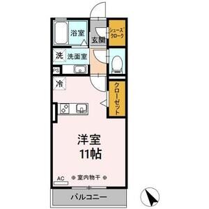 ワンルーム 間取り図
